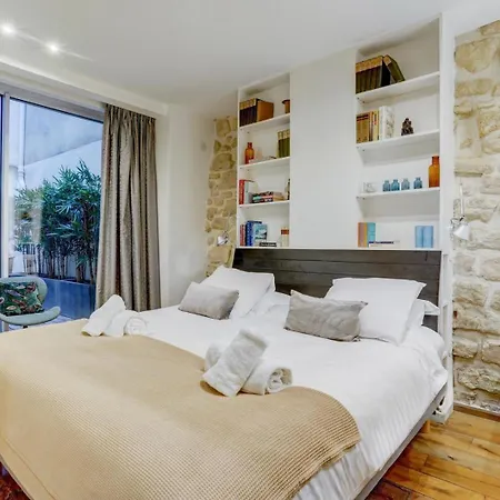 Jardin Prive - Gorgeous 3 Bed House In Le Marais Appartamento Parigi